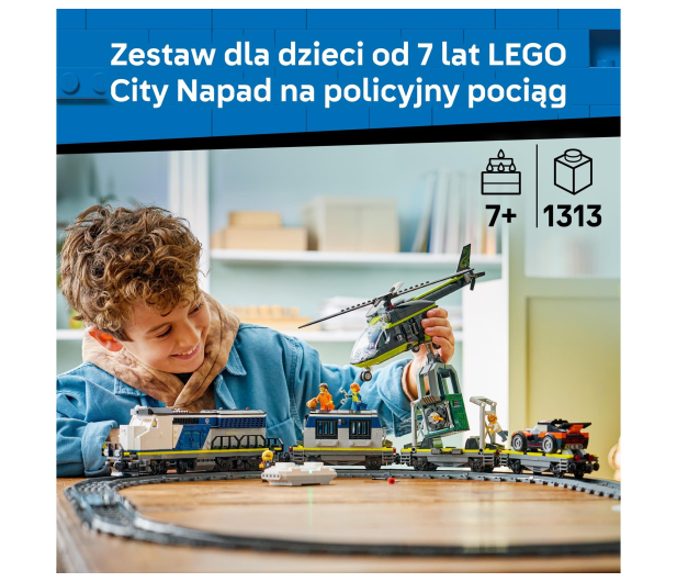 LEGO CITY 60508 Napad na policyjny pociąg - 1489557 - zdjęcie 4